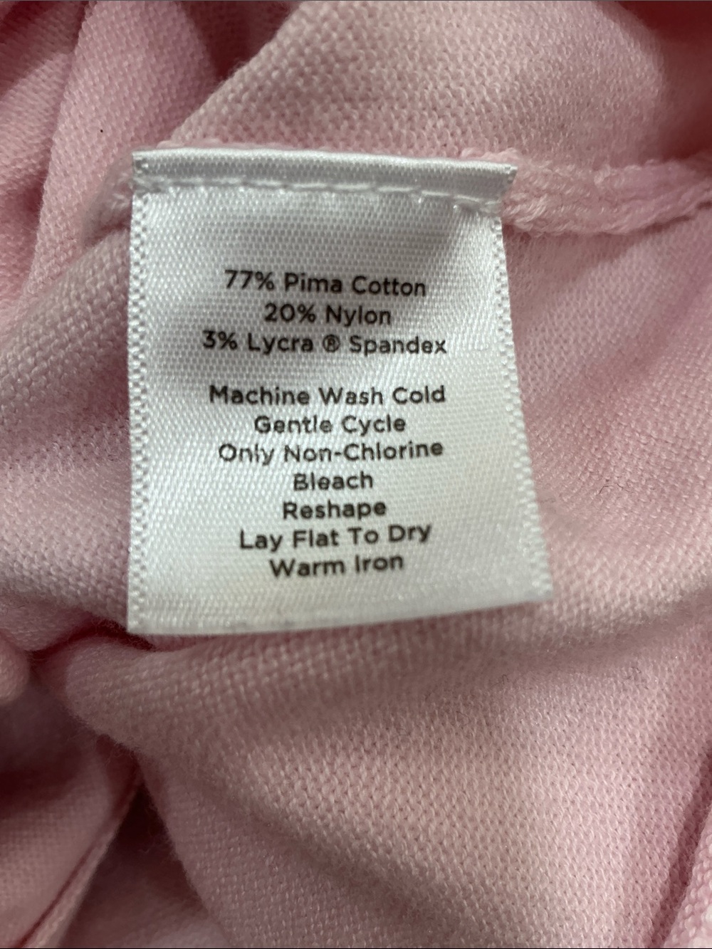Talbots Light Pink Button-Front Cardigan - Picture 5 of 5